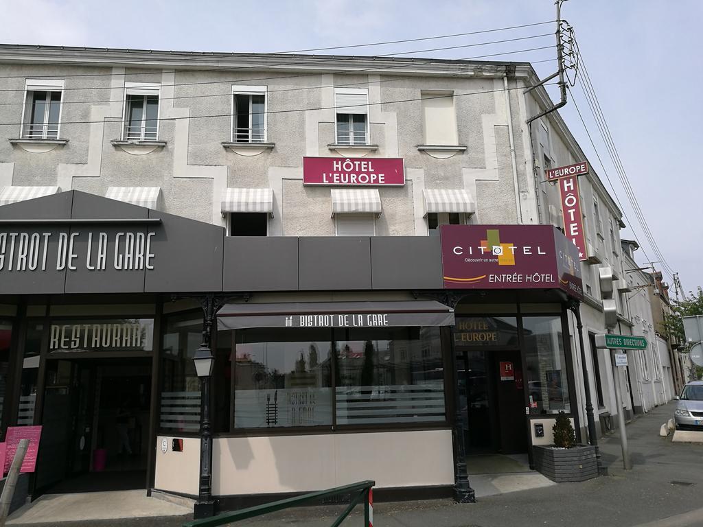 Cit'Hotel L'Europe - Cholet Gare Екстериор снимка